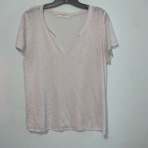 Urban Outfitters white shorts sleeve top